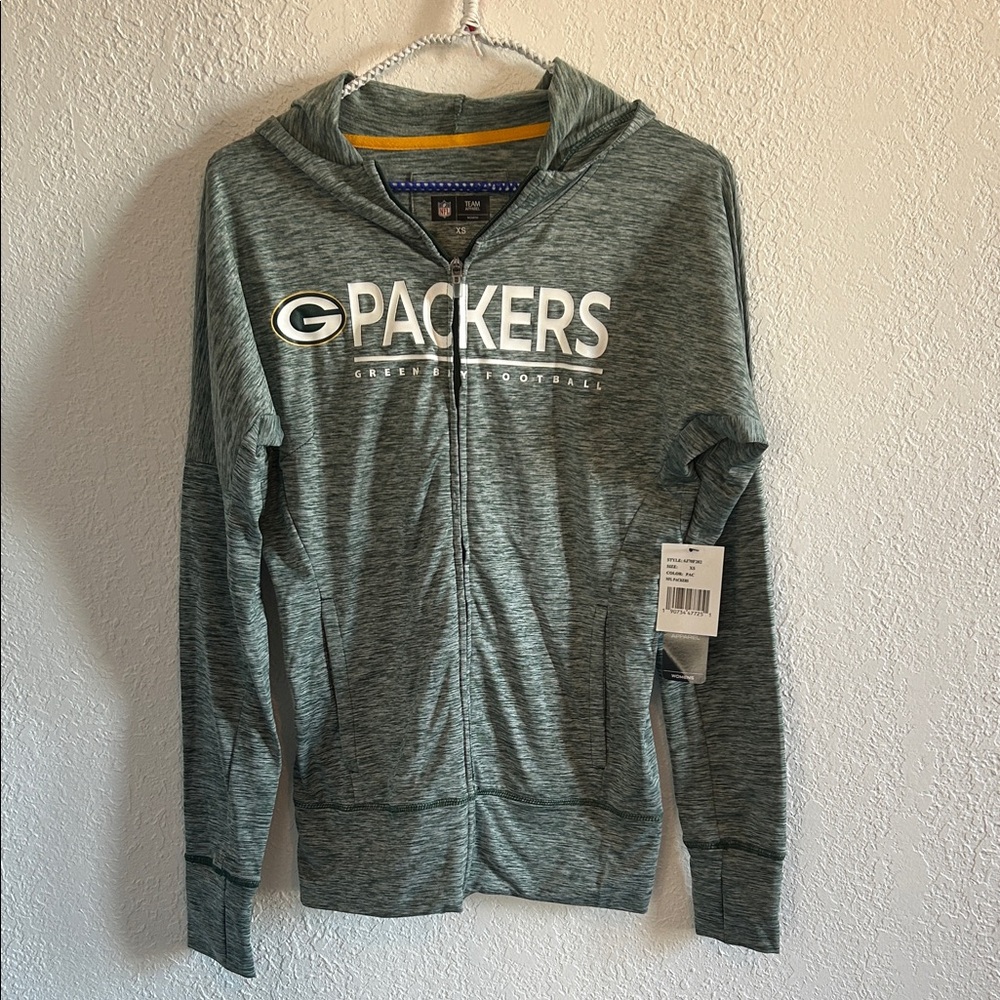XS - Women’s NFL Packers Heathered Green Hoodie